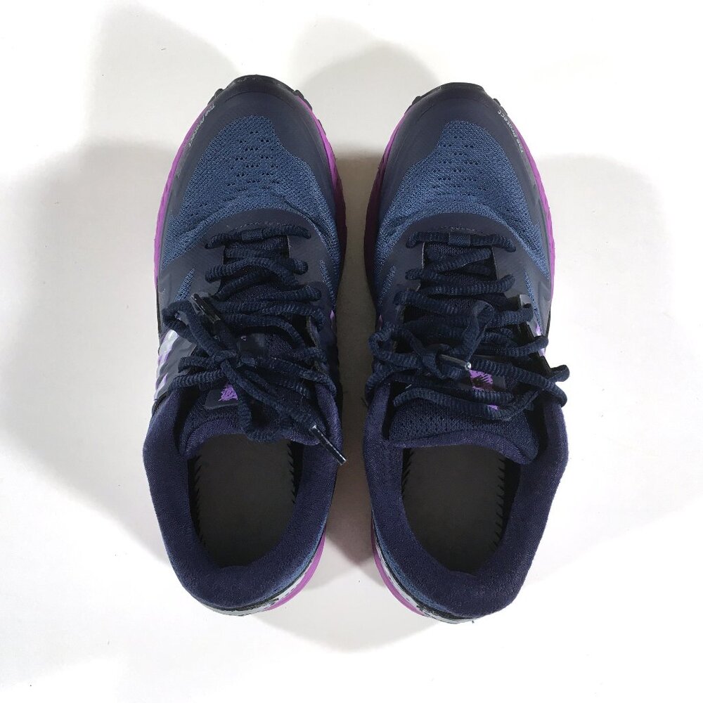 New Balance Summit QOM Trail Running Shoes Womens Size 8.5 Blue Purple NO INSOLE - Picture 4 of 10